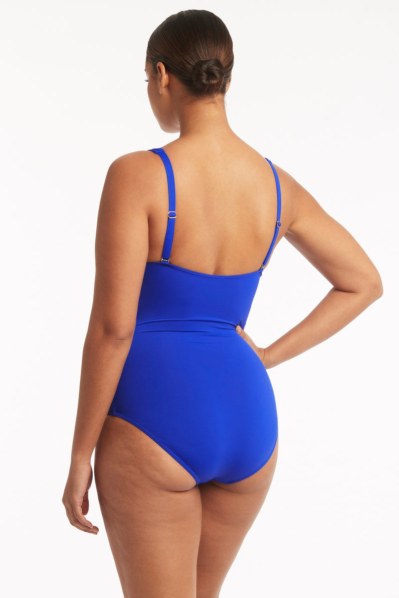 Essentials Cross Front Multifit One Piece SWIM 1PC SEA LEVEL