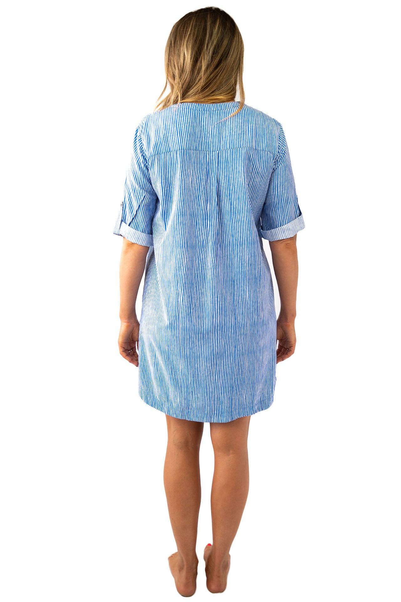 Sally Shirt Dress Stripes DRESS LOVE LILY