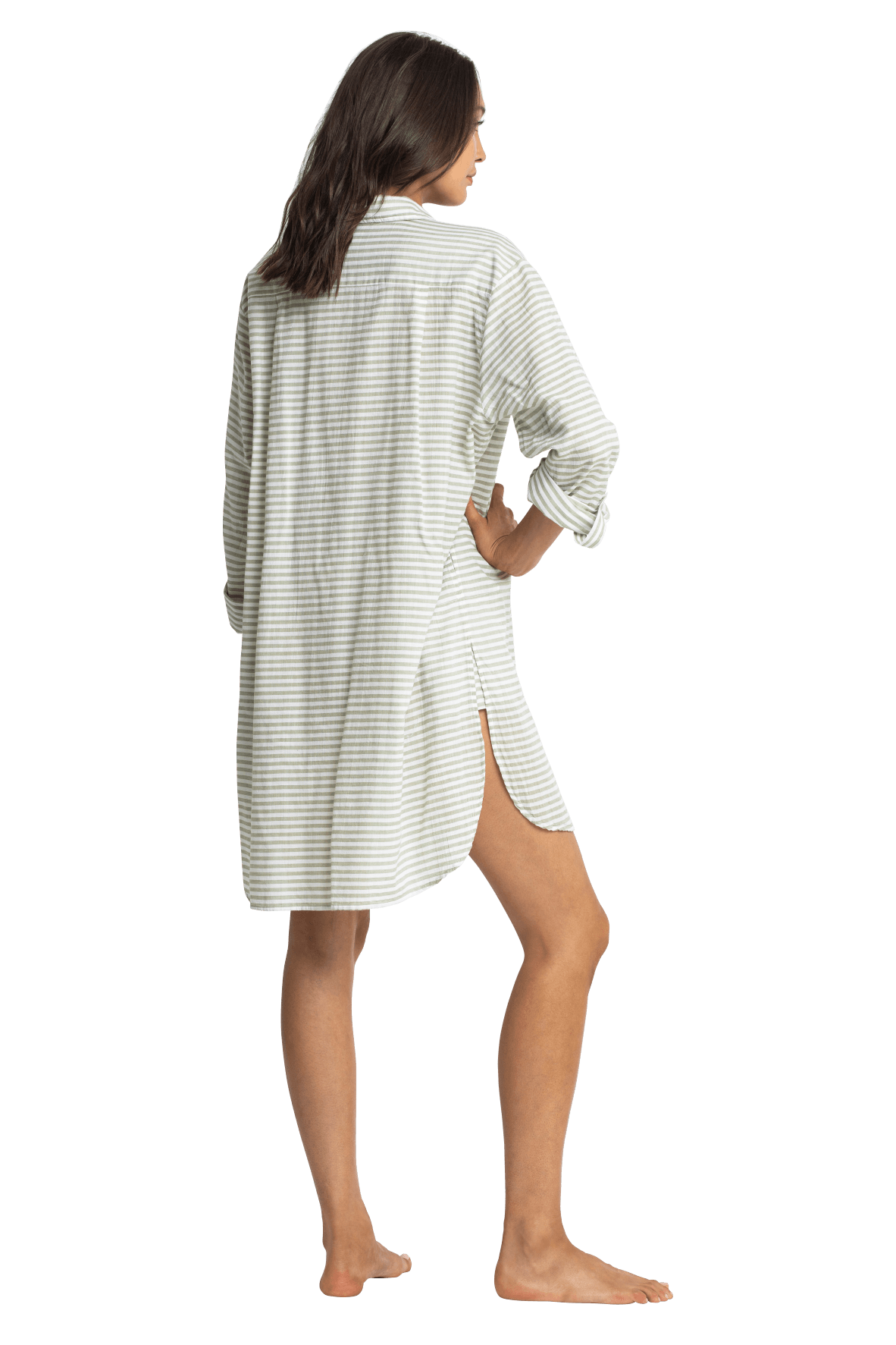 Summer Stripe Painters Shirt OVERSWIM SUNSEEKER