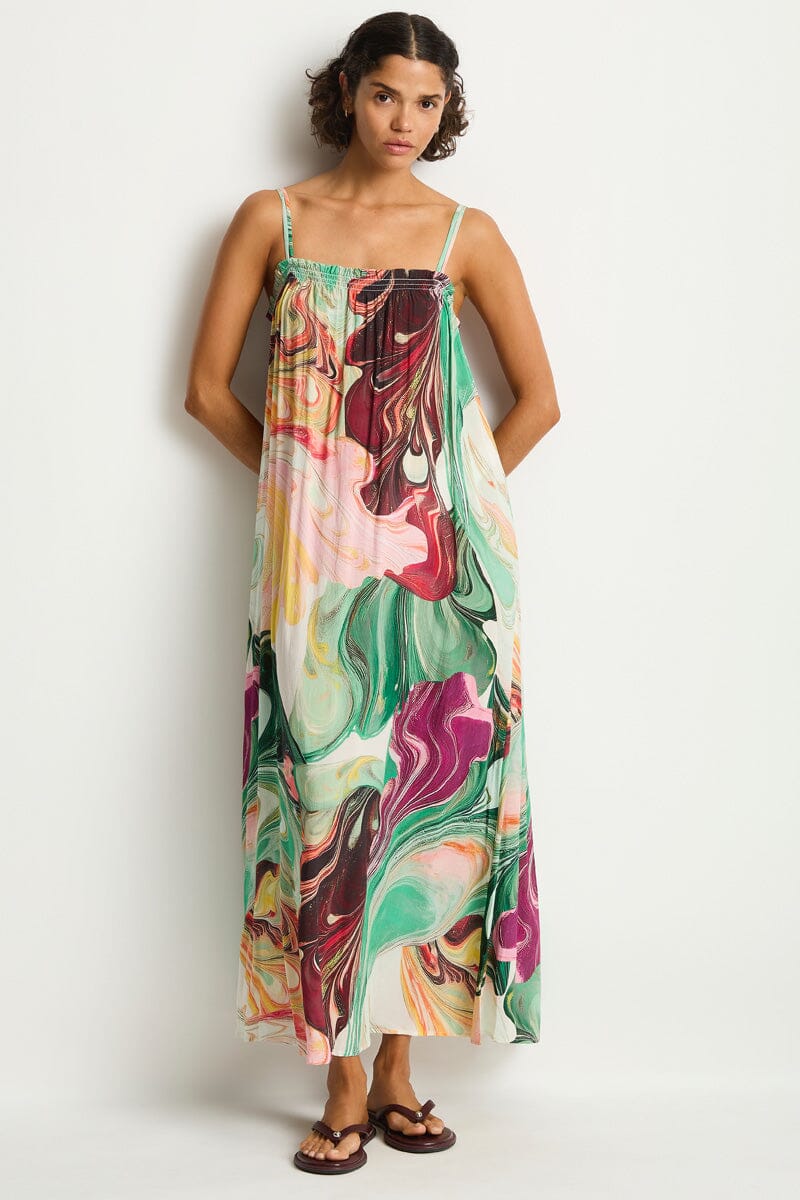Abyss Maxi Bandeau Dress DRESS SEA LEVEL XS MOSS 