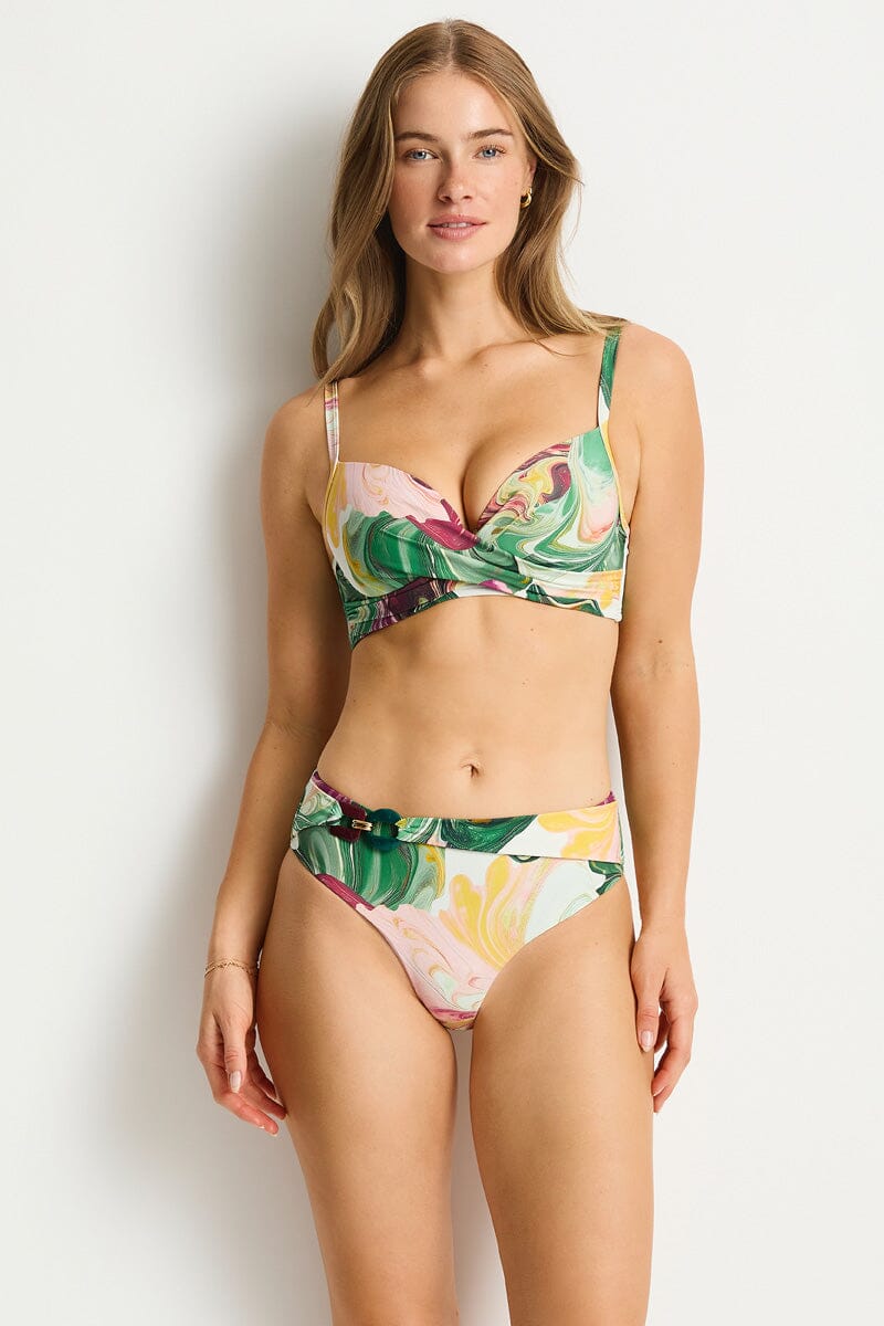 Abyss Mid Bikini Pant SWIM SEA LEVEL 10 MOSS 