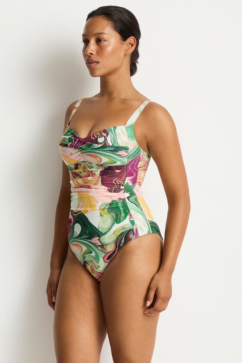 Abyss Twist Front Multifit One Piece SWIM 1PC SEA LEVEL 