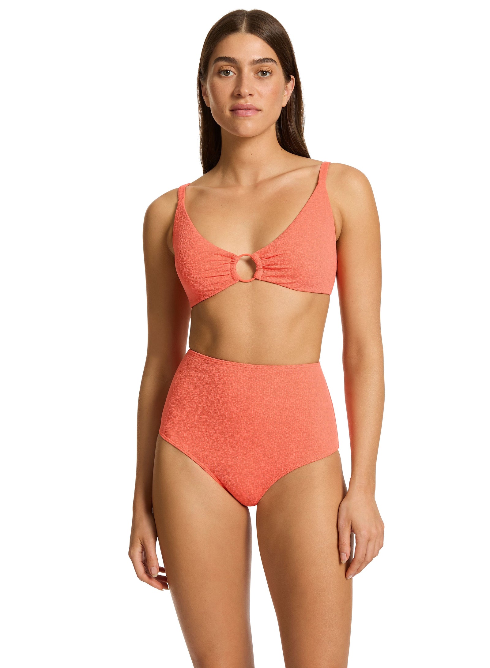 ALESSIA HIGH WAIST PANT SWIM PANT JETS 8 GUAVA 