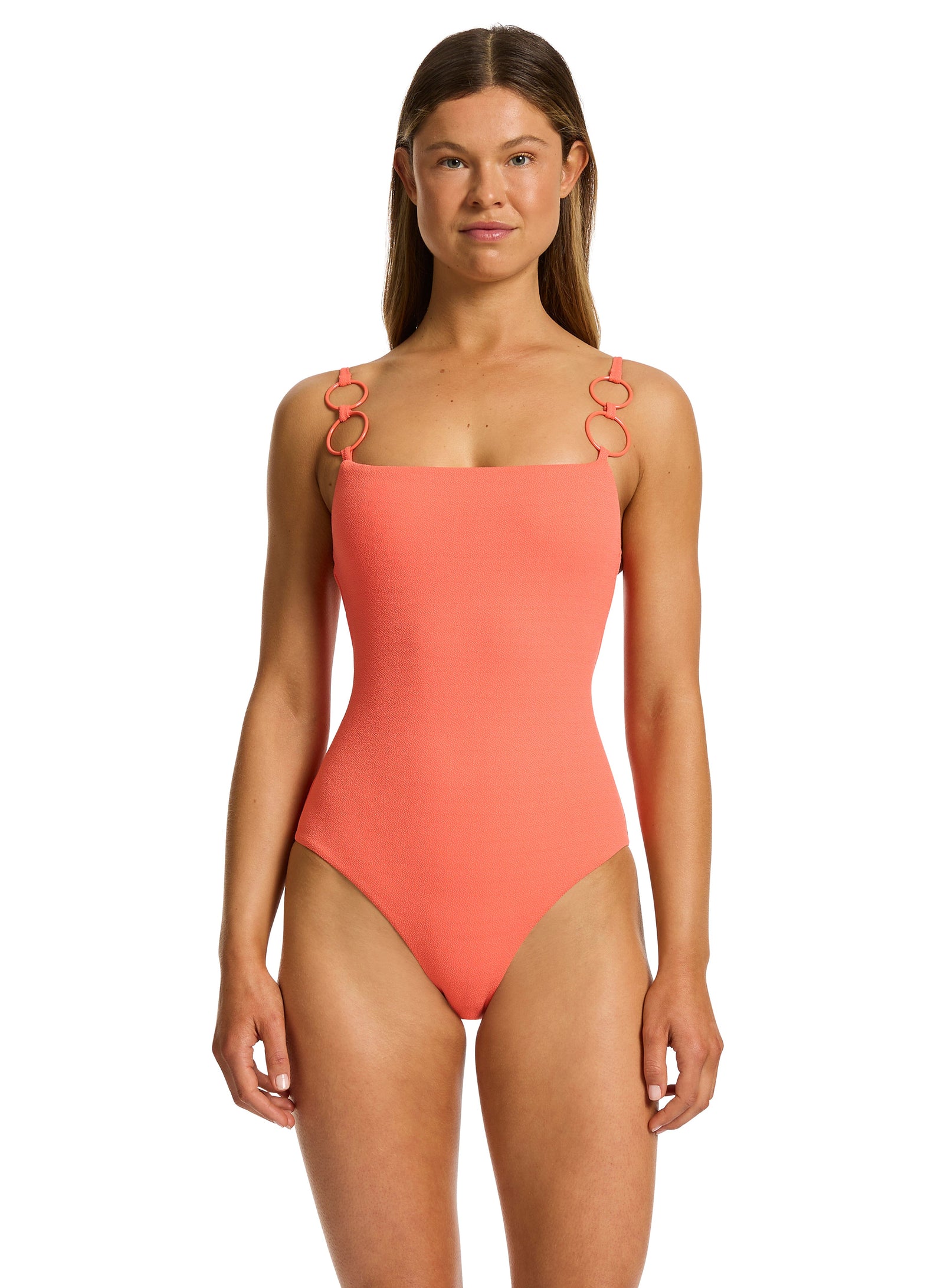 ALESSIA TANK 1PCE SWIM 1PC JETS 8 GUAVA 