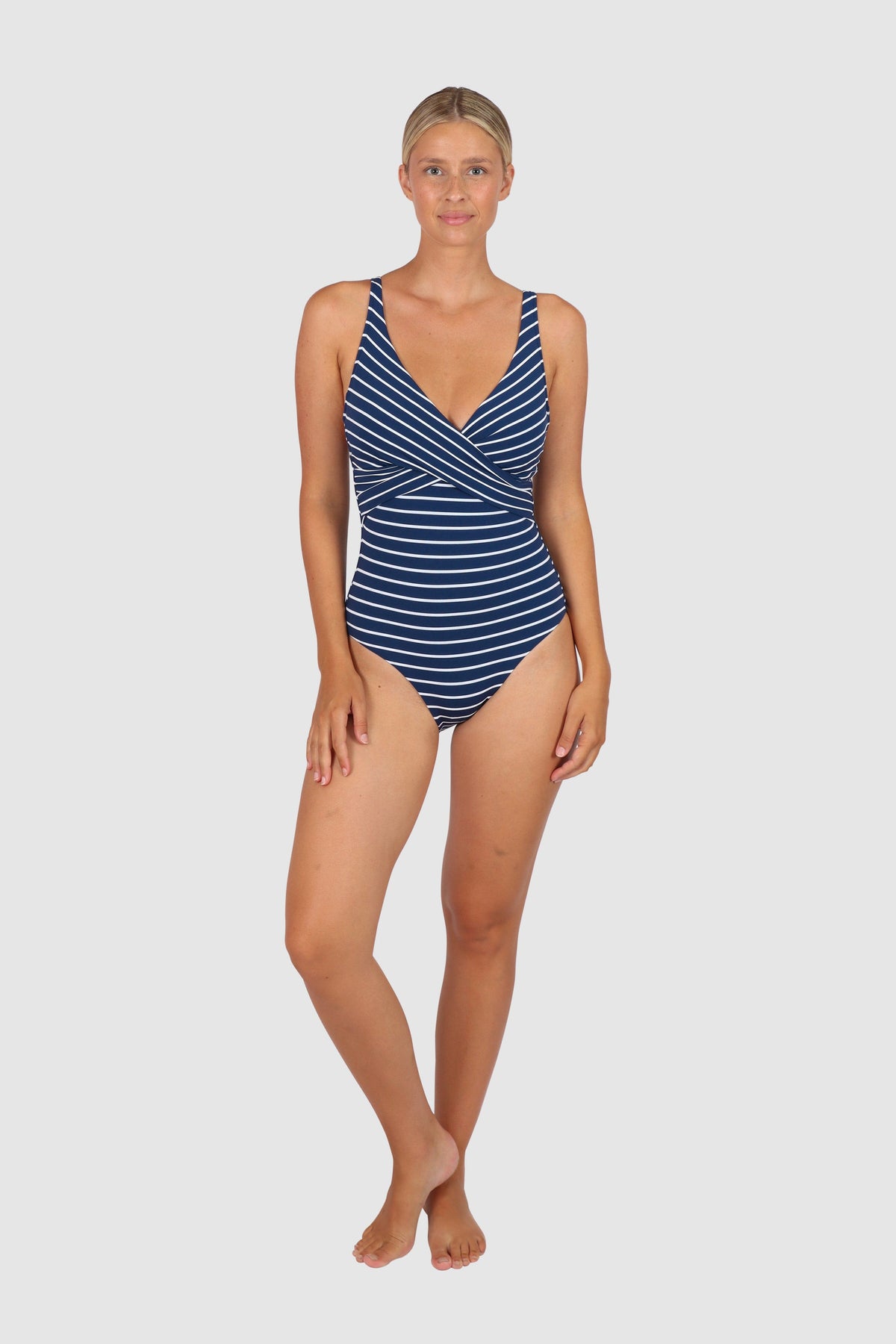 All Aboard D-E Wrap One Piece SWIM 1PC BAKU 10 INDIGO 