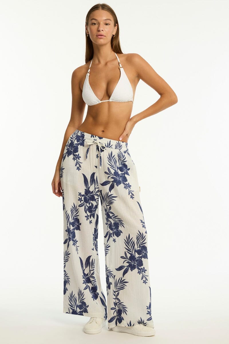 Aloha Beach Pant CLOTHING SEA LEVEL XS WHITE 