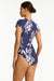 Aloha Short Sleeved High Leg One Piece SURFSUIT SEA LEVEL 