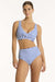 Amalfi Panelled High Waist Pant SWIM PANT SEA LEVEL 10 BLUE 