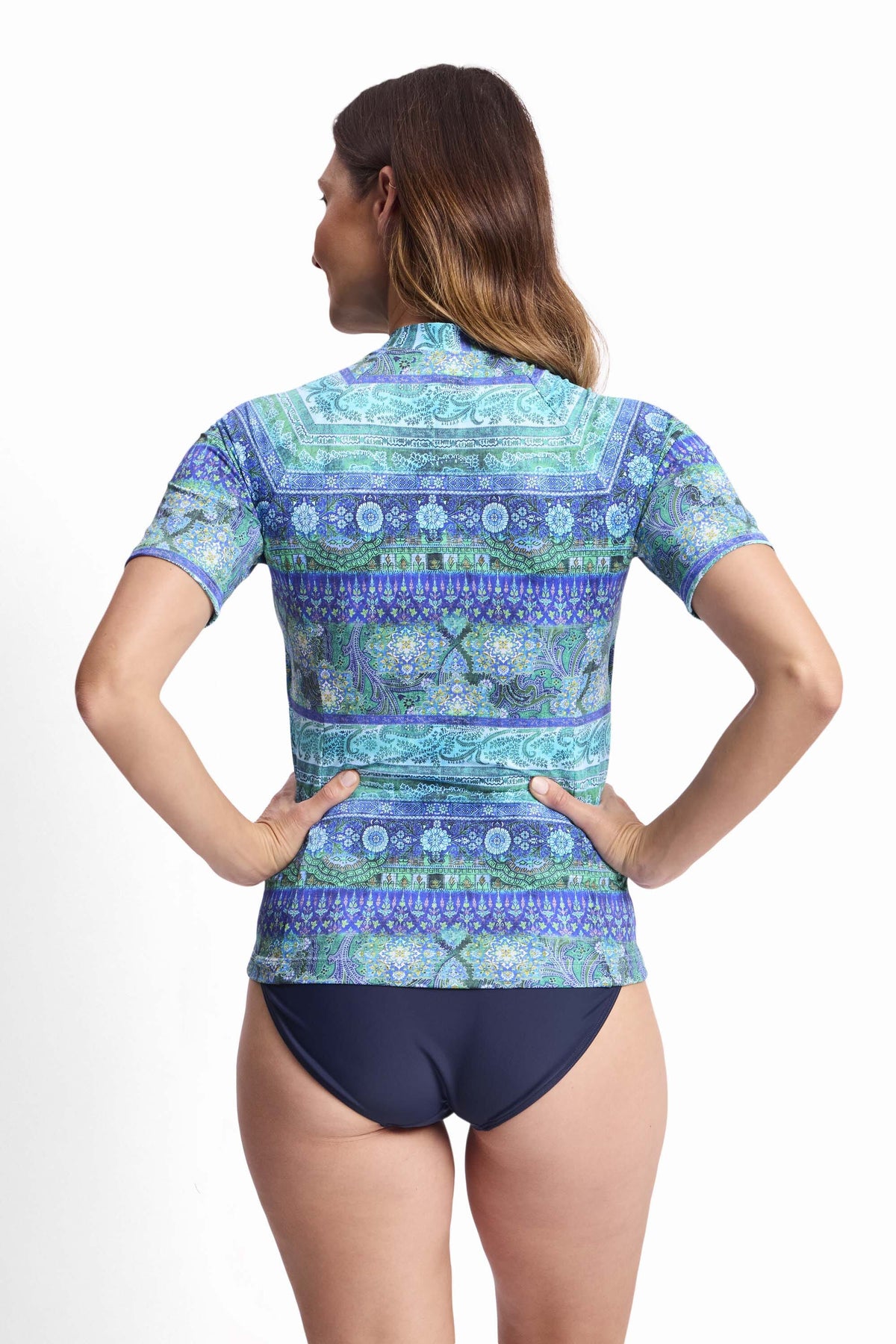 Anika Short Sleeve Mast Rashie SUN PROTECTION JANTZEN 