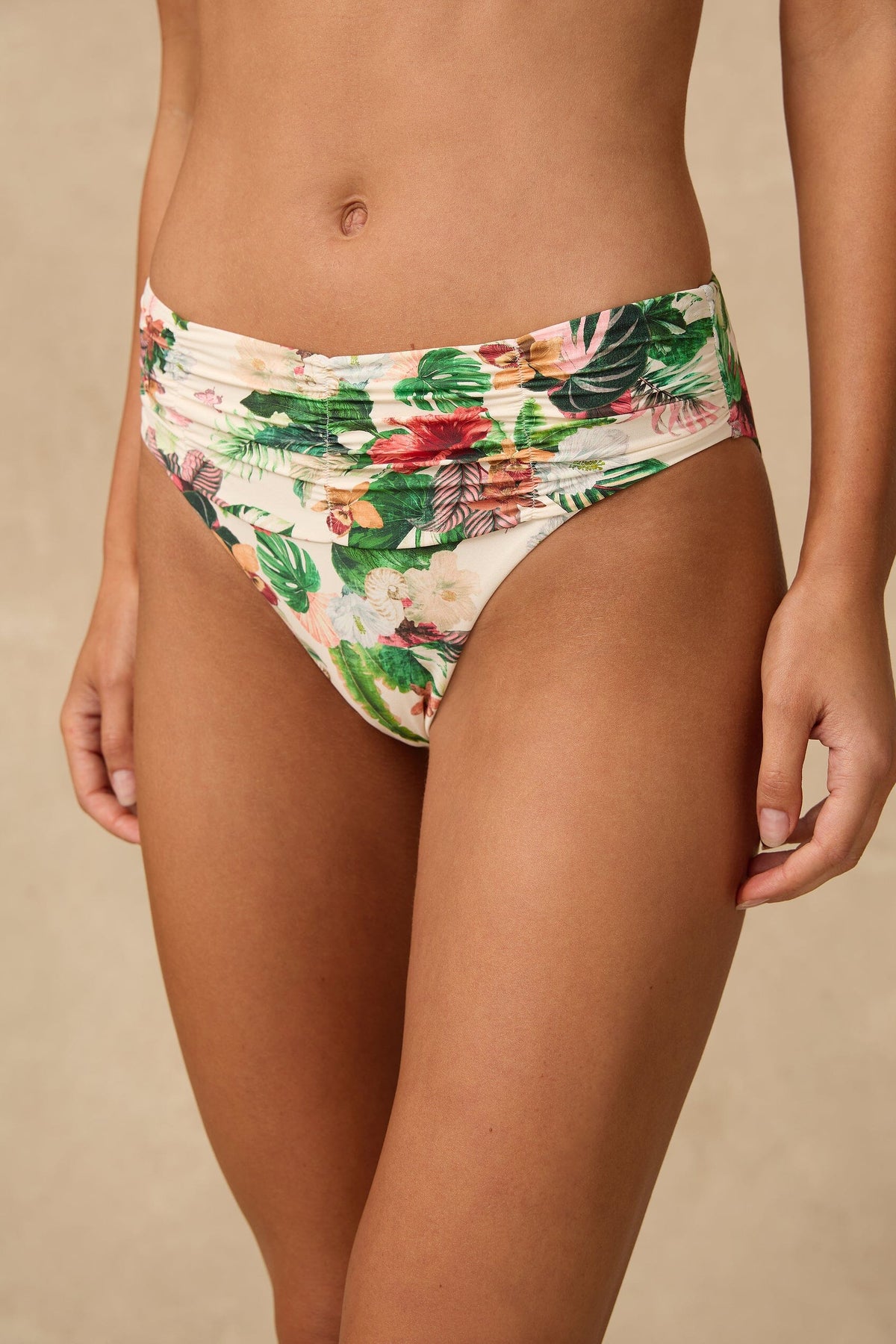 Aurora Mid Rise Ruched Pant SWIM PANT MONTE AND LOU 