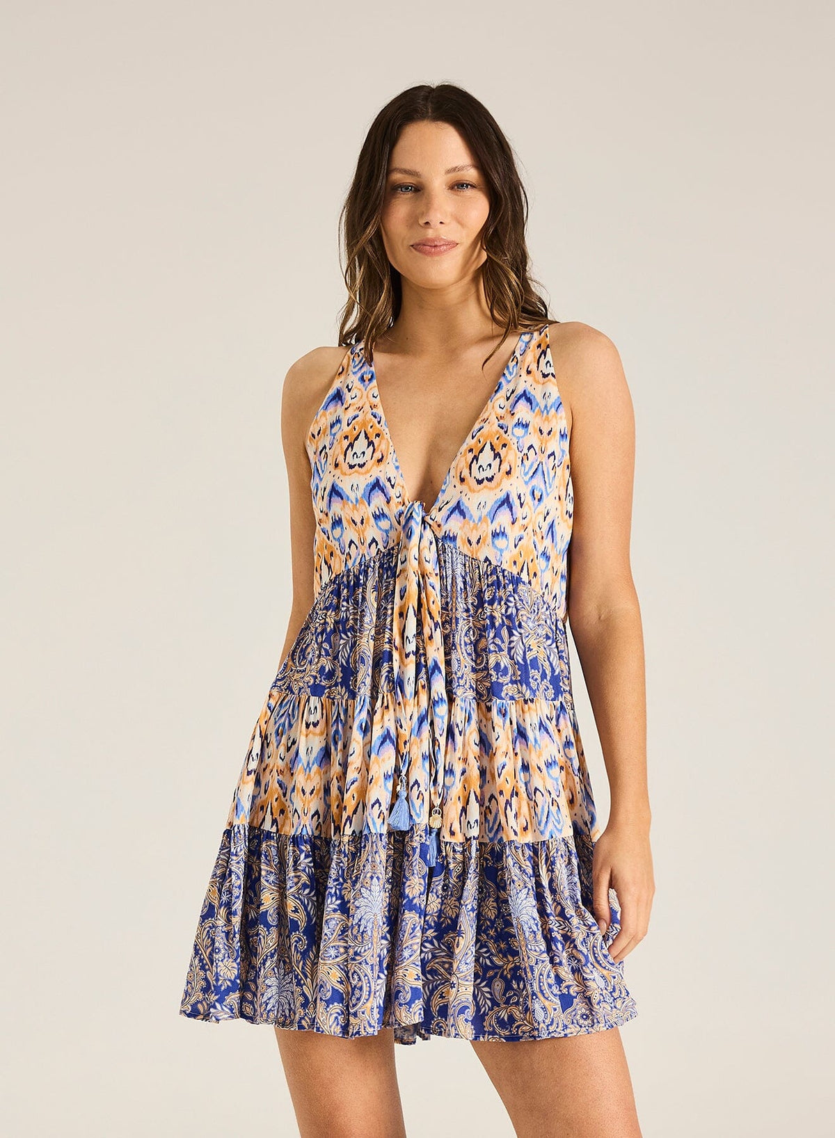 Azura Fabia Mini Dress CLOTHING TIGERLILY 8 MULTI 