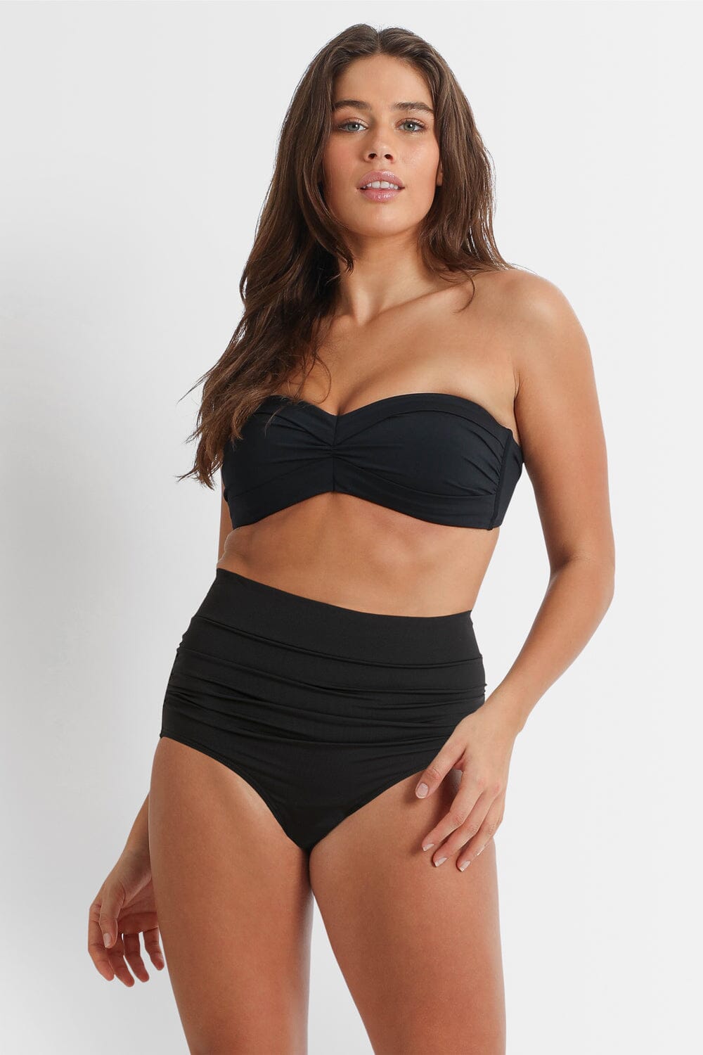 Basix Ruched Highwaist Pant SWIM PANT SUNSEEKER 