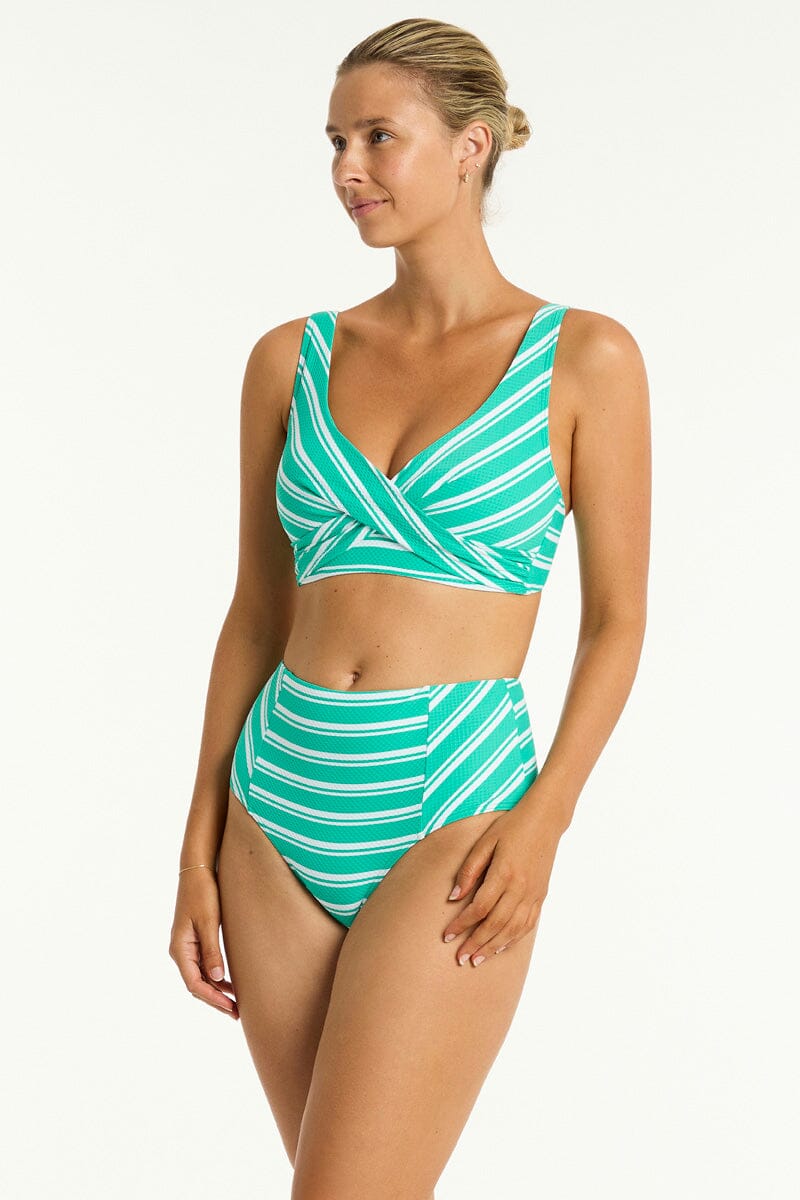 Biarritz Cross Front Multifit Bra Top SWIM TOP SEA LEVEL 