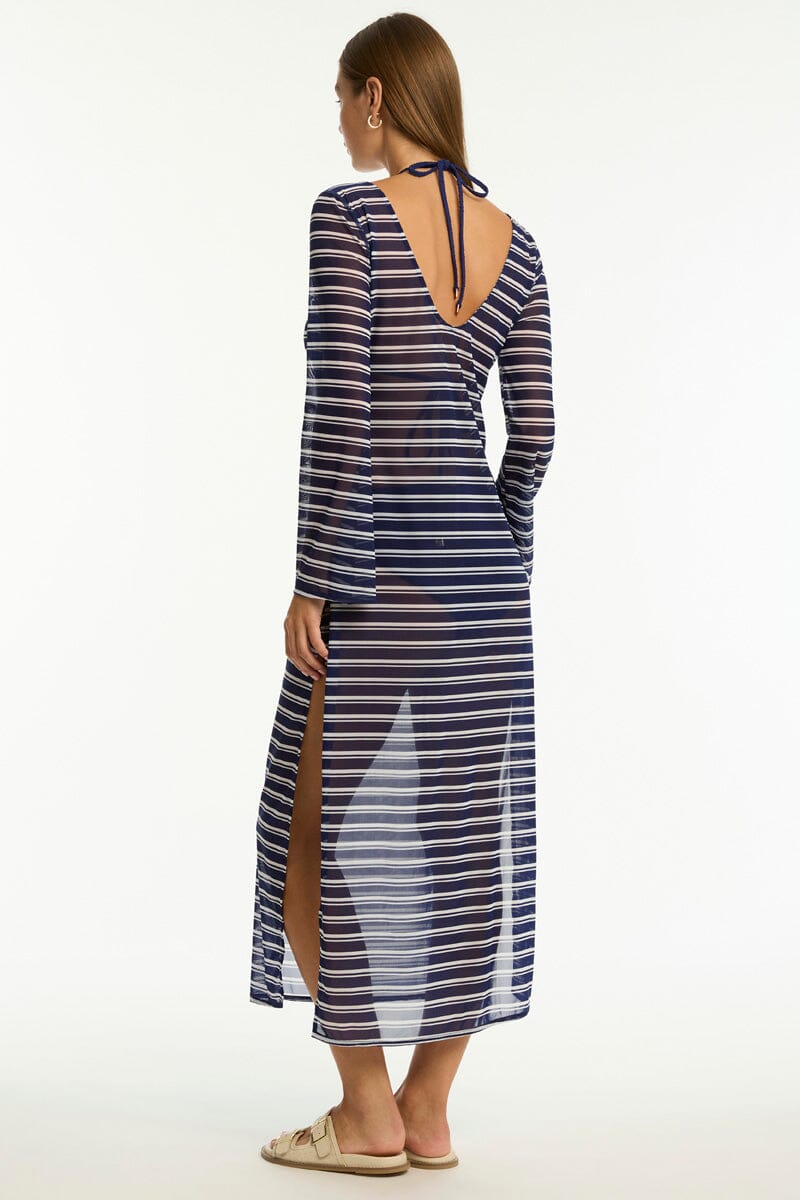 Biarritz Mesh Long Dress OVERSWIM SEA LEVEL 