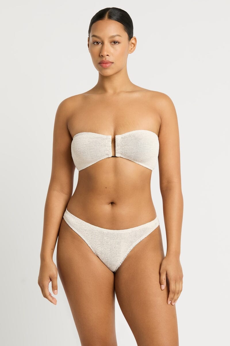 Blake Bandeau Two Tone SWIM TOP BOND-EYE OS COCONUT MILK 