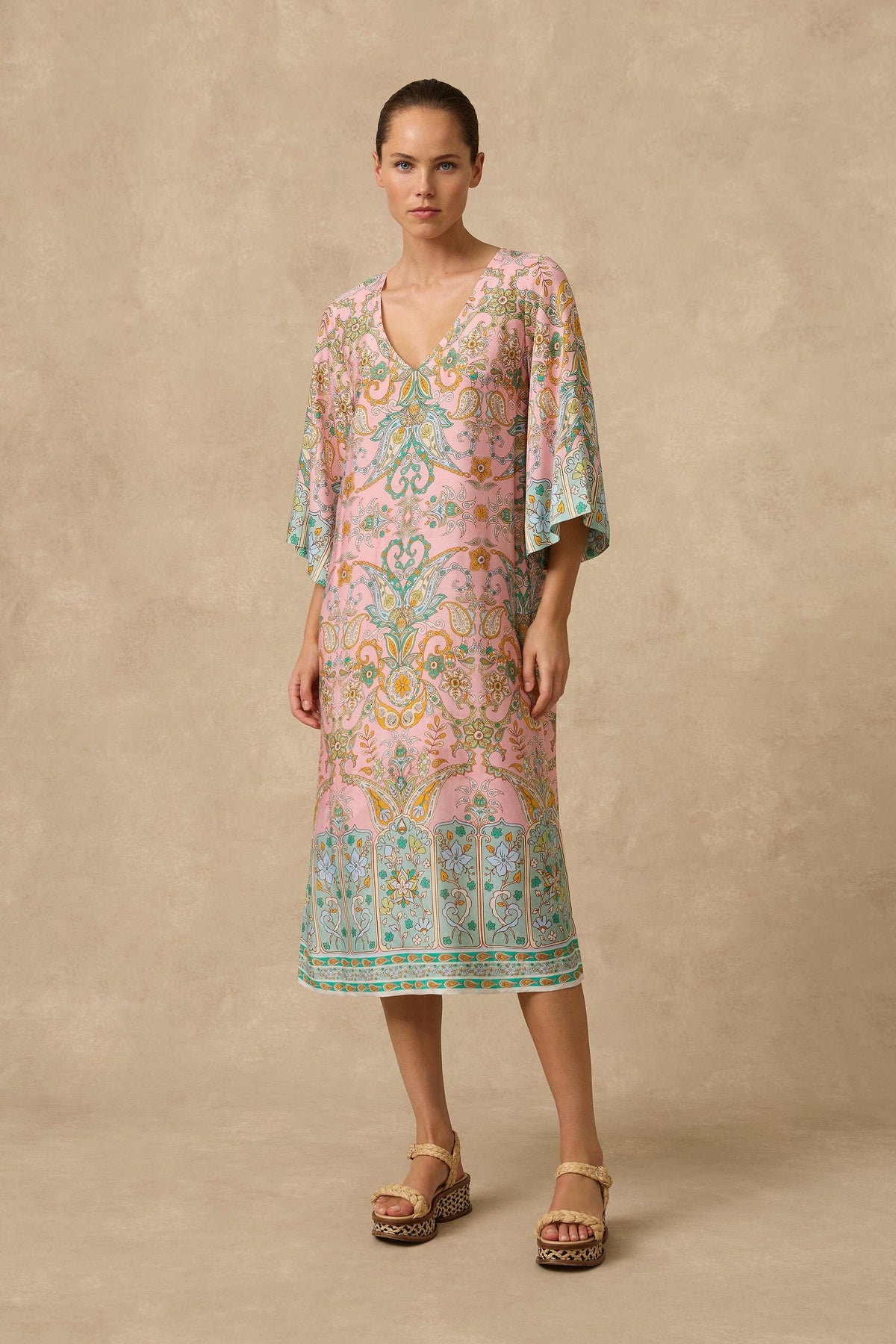 Bodrum Kaftan CLOTHING MONTE AND LOU XS PRINT 
