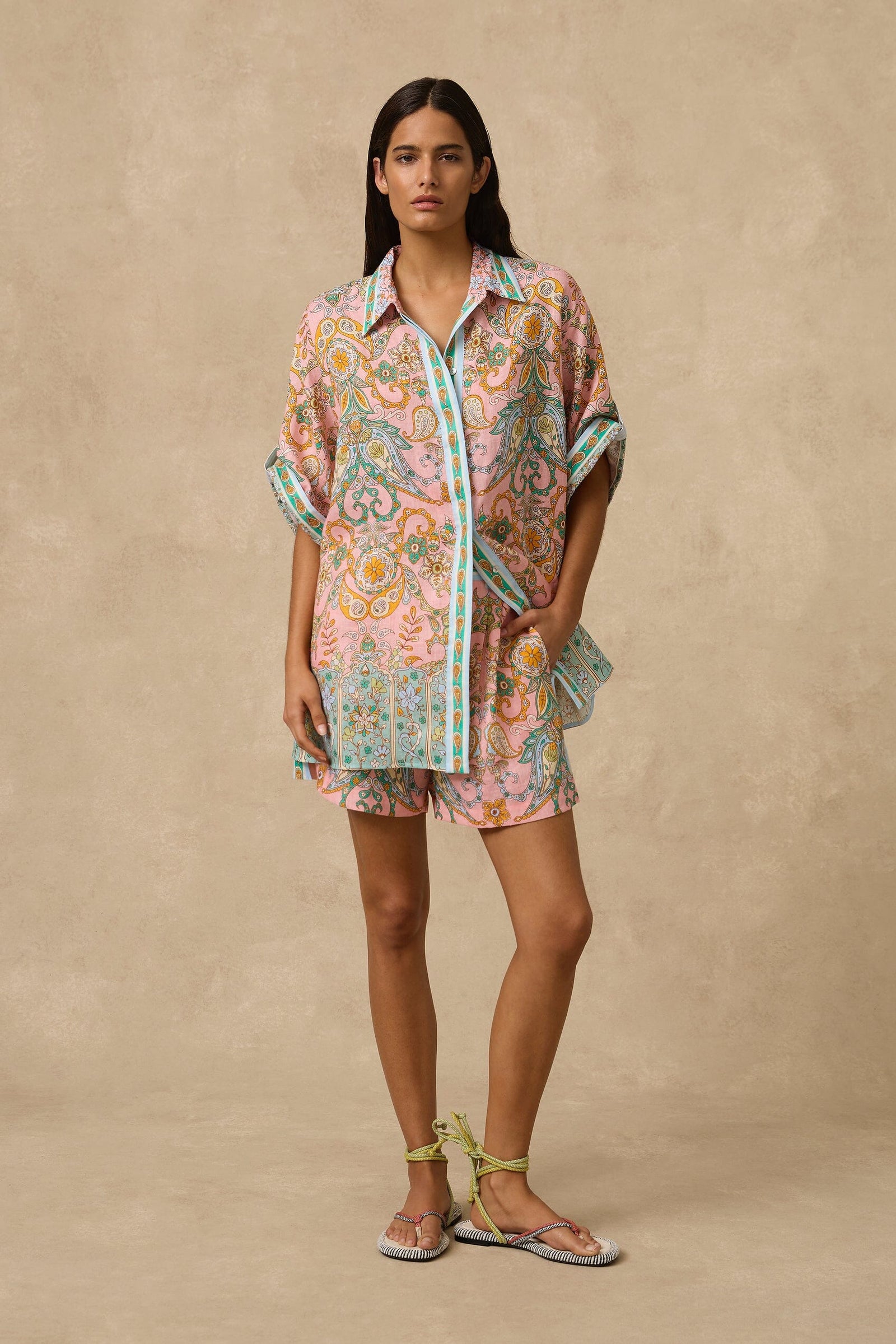Bodrum Shirt CLOTHING MONTE AND LOU XS PRINT 