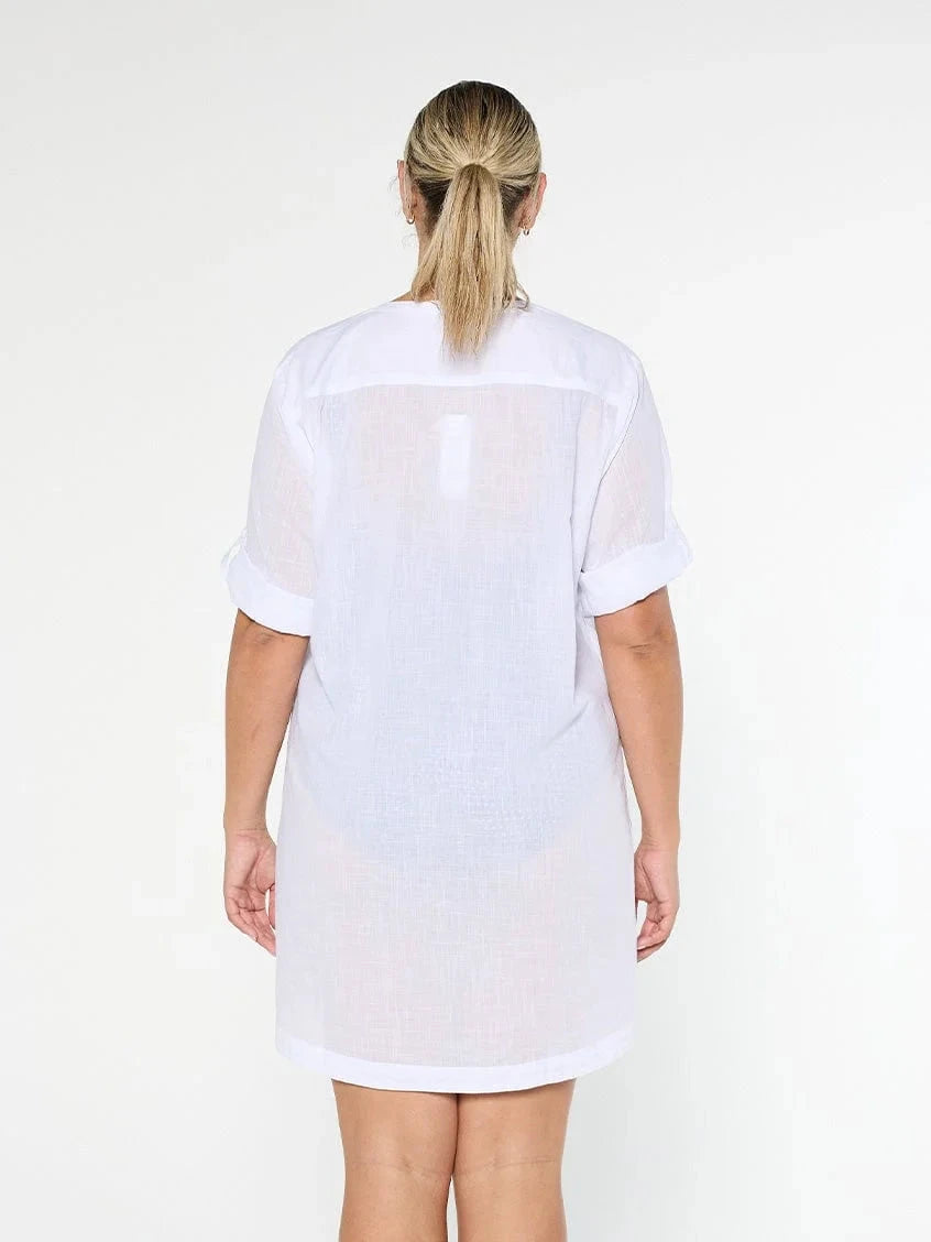 Capriosca Cotton Overshirt OVERSWIM CAPRIOSCA 