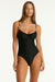 Caracus Balconette Bra One Piece SWIM 1PC SEA LEVEL 10 BLACK 