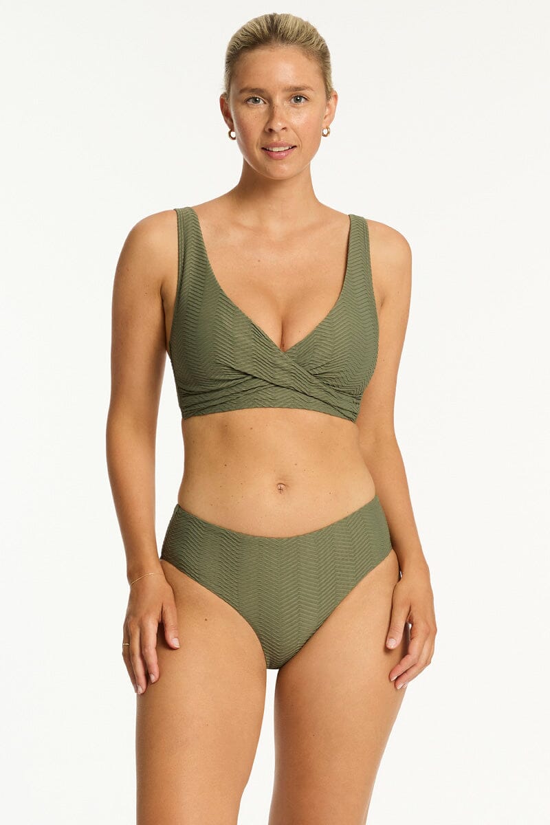 Caracus Mid Bikini Pant SWIM PANT SEA LEVEL 8 KHAKI 