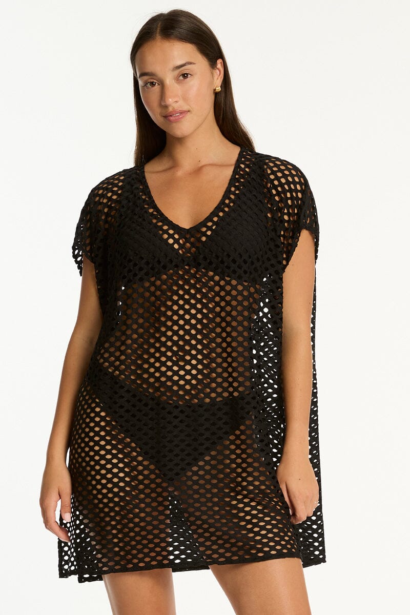 Castaway Kaftan KAFTAN SEA LEVEL O/S BLACK 