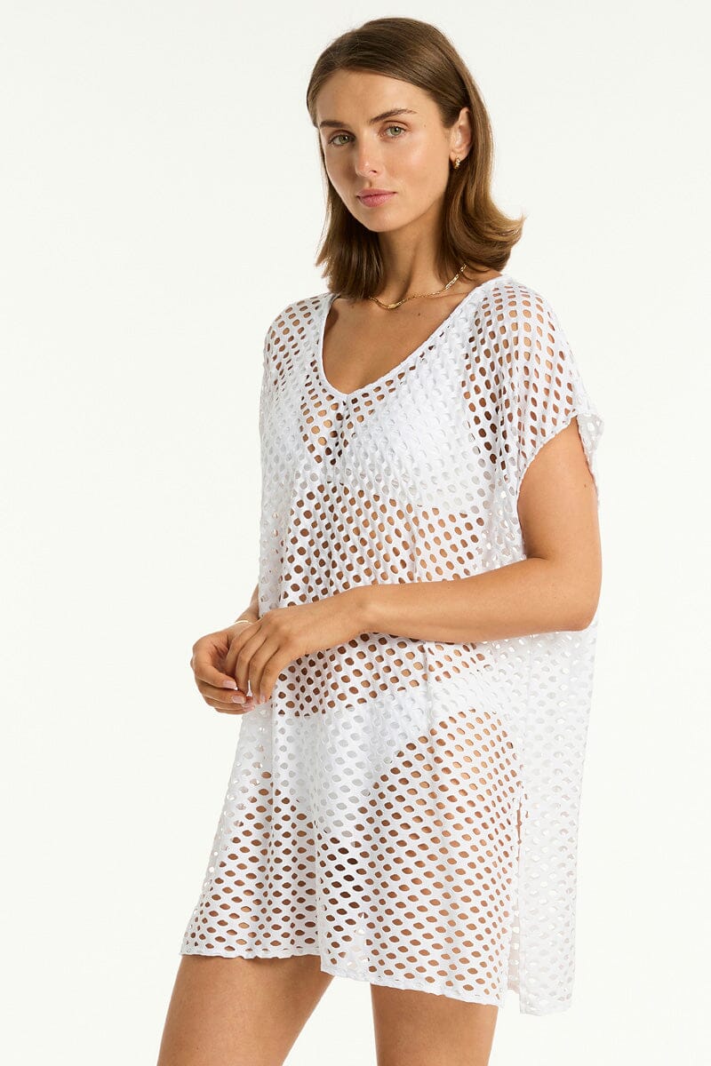 Castaway Kaftan KAFTAN SEA LEVEL O/S WHITE 