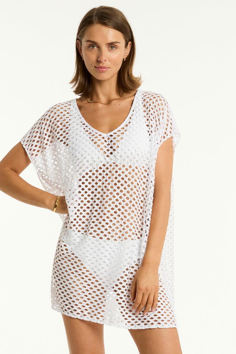 Castaway Kaftan KAFTAN SEA LEVEL O/S WHITE 