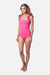 Classic Square Neck One Piece SWIM 1PC UNE PIECE 10 PINK 