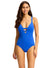 Collective Deep V One Piece SWIM 1PC SEAFOLLY 8 AZURE 