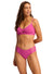 Collective Hybrid Bralette SWIM TOP SEAFOLLY 8 HOT PINK 