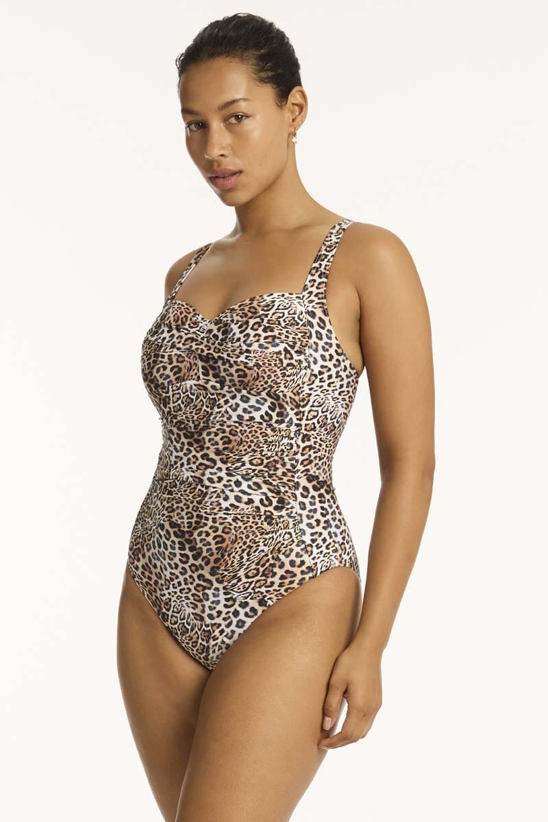 Congo Twist Front Multifit One Piece SWIM 1PC SEA LEVEL 10 Natural 