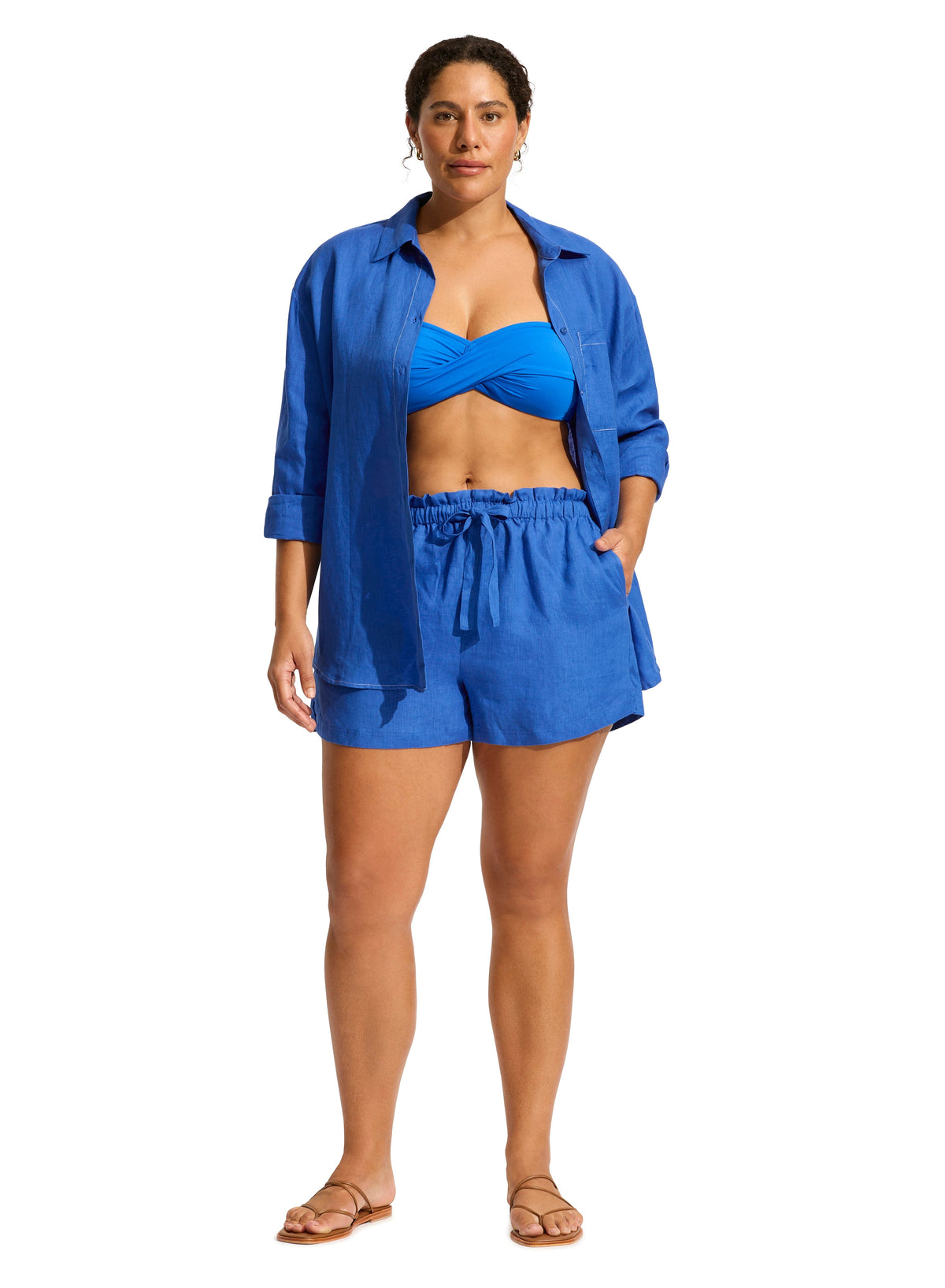 Contrast Stitch Shirt CLOTHING SEAFOLLY 