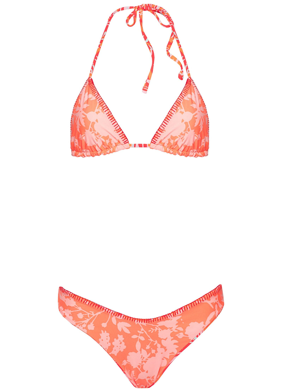 Coral Foliage Flirt Bottom SWIM PANT MAAJI 