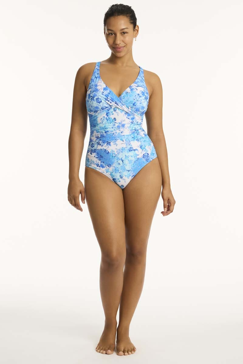 Daisyfield Cross Front Multifit One Piece SWIM 1PC SEA LEVEL 