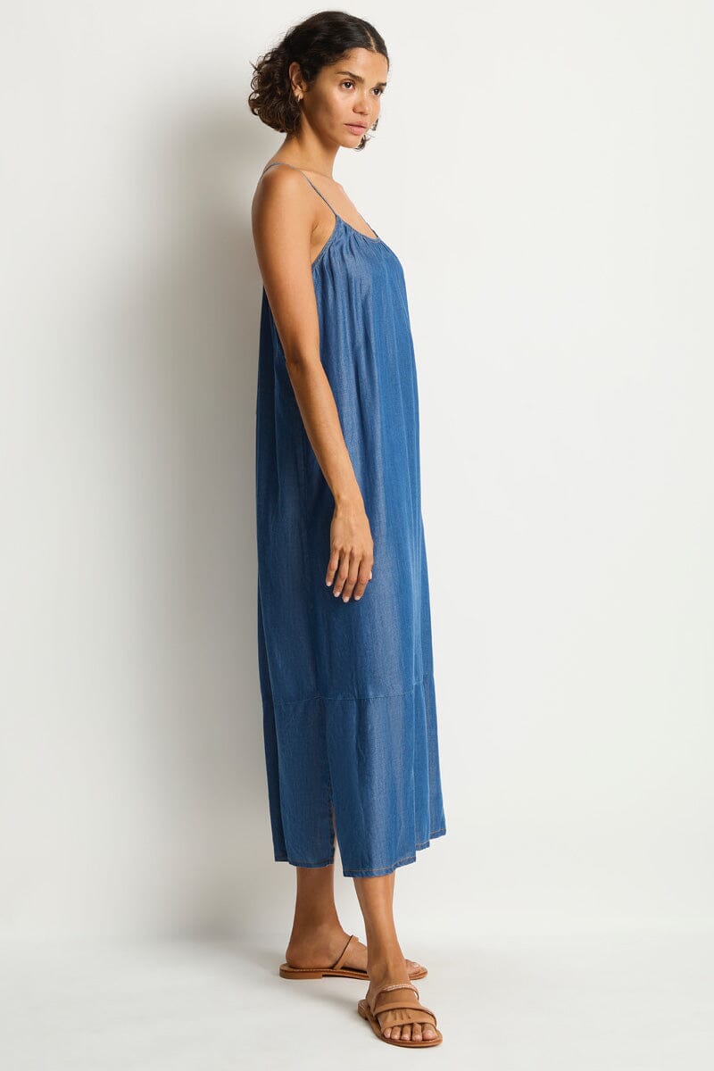 Denim Surf Tie Back Sundress OVERSWIM SEA LEVEL 