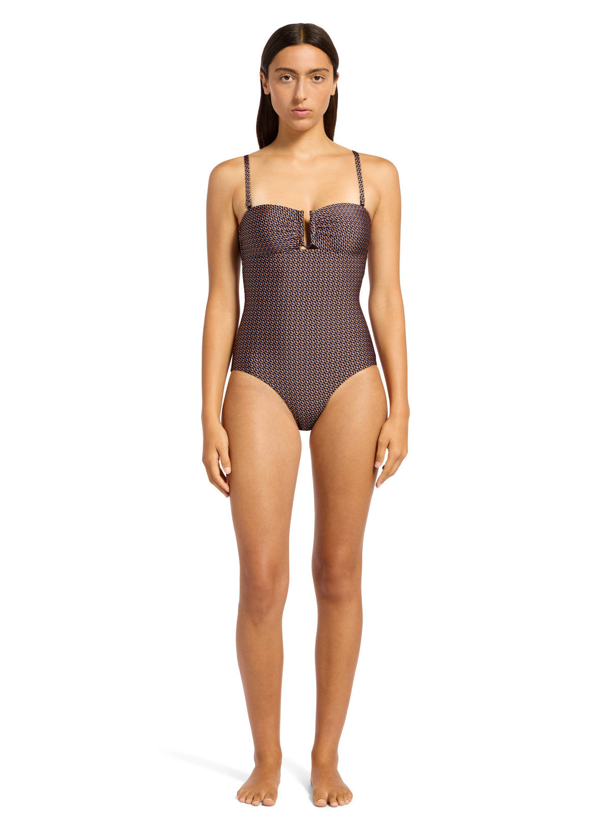 DESERT GEO BANDEAU 1PCE SWIM 1PC JETS 