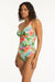 Dolce Cross Front Multifit One Piece SWIM 1PC SEA LEVEL 10 GREEN 