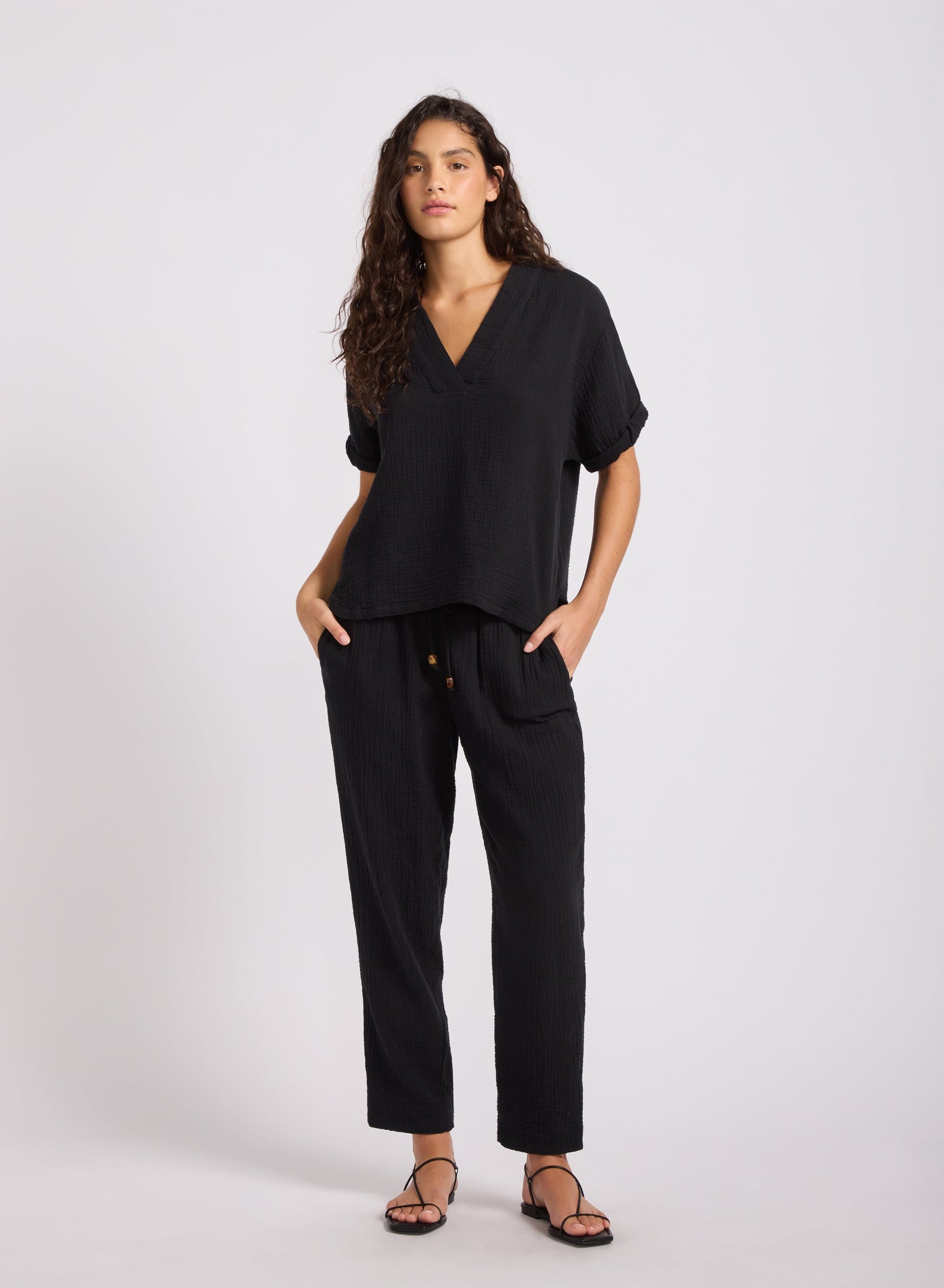 Double Gauze Tapered Pant CLOTHING SEAFOLLY 