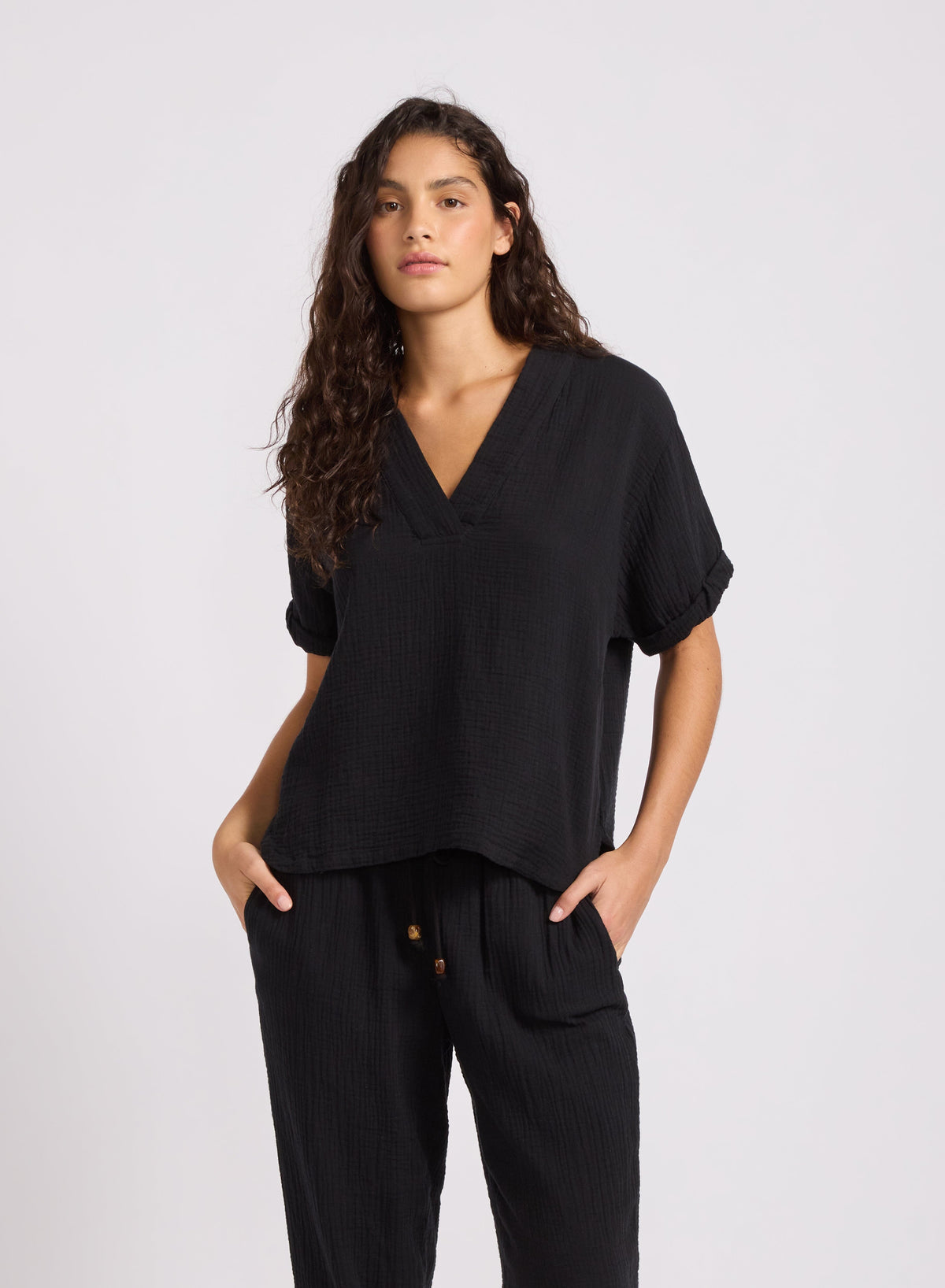 Double Gauze Tapered Pant CLOTHING SEAFOLLY 