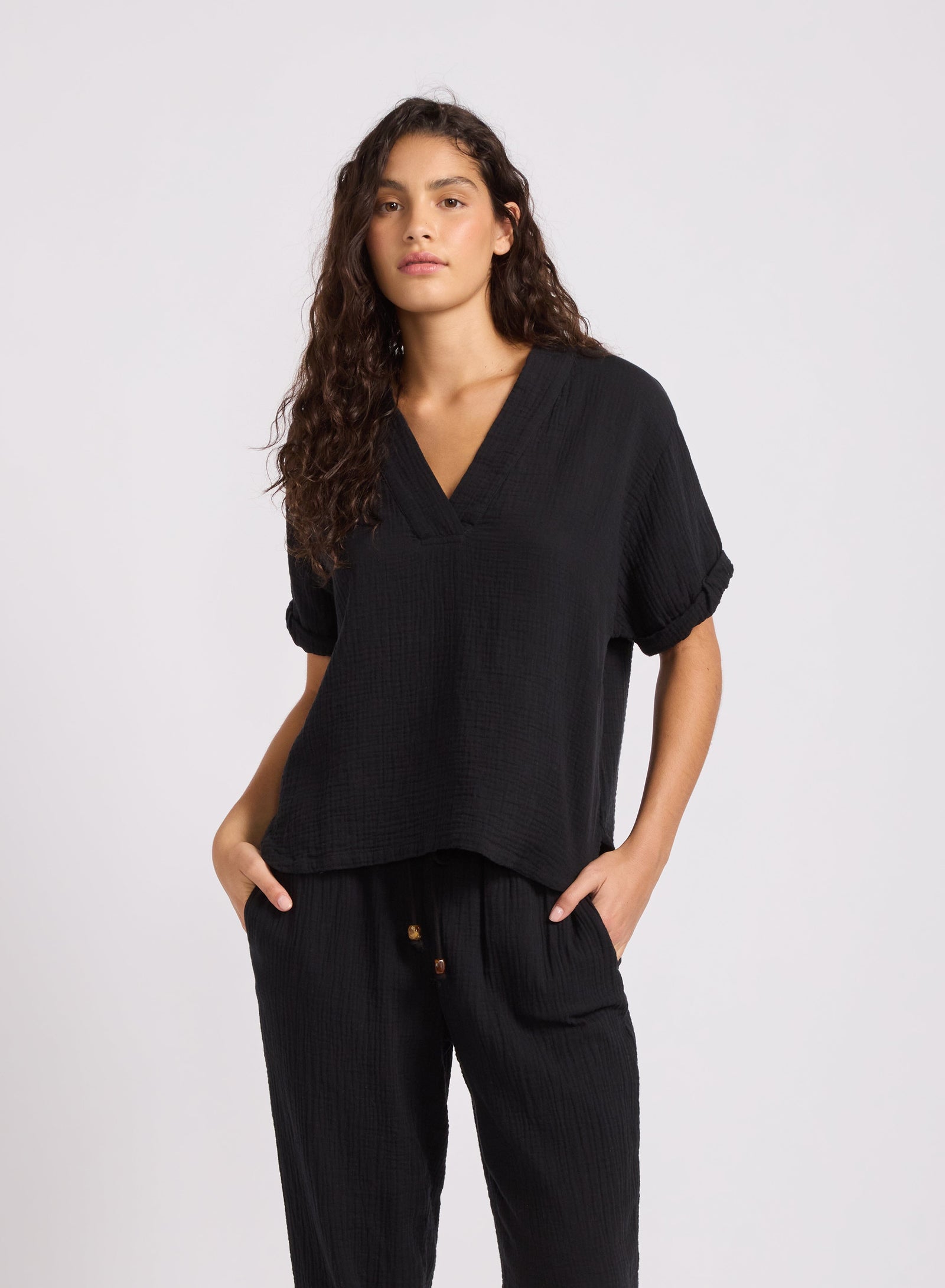 Double Gauze Tapered Pant CLOTHING SEAFOLLY 