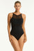 Drift Panelled High Neck One Piece SWIM 1PC SEA LEVEL 