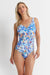 Festival Gathered Surplice One Piece SWIM 1PC JANTZEN 10 Mist 