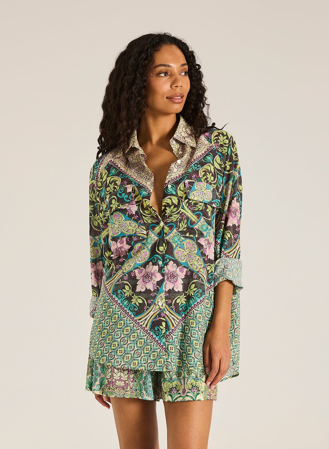 Floriana Aura Shirt CLOTHING TIGERLILY 8 MULTI 
