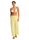 Garden Party Cotton Beach Pant CLOTHING SEAFOLLY XS LIMELIGHT