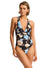 Garden Party Cross Back One Piece SWIM 1PC SEAFOLLY 10 BLACK 