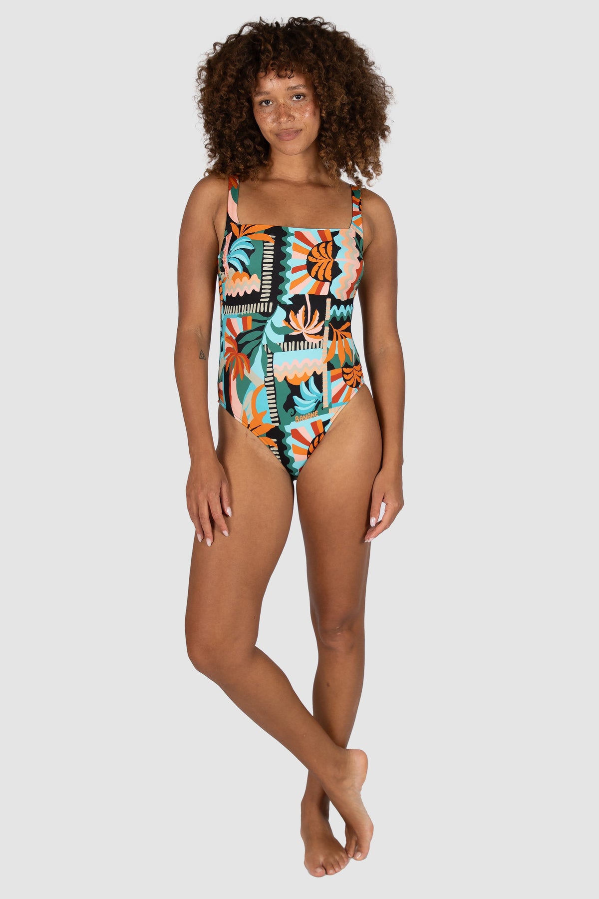Grenada Square Multi One Piece SWIM 1PC BAKU 10 BLACK 
