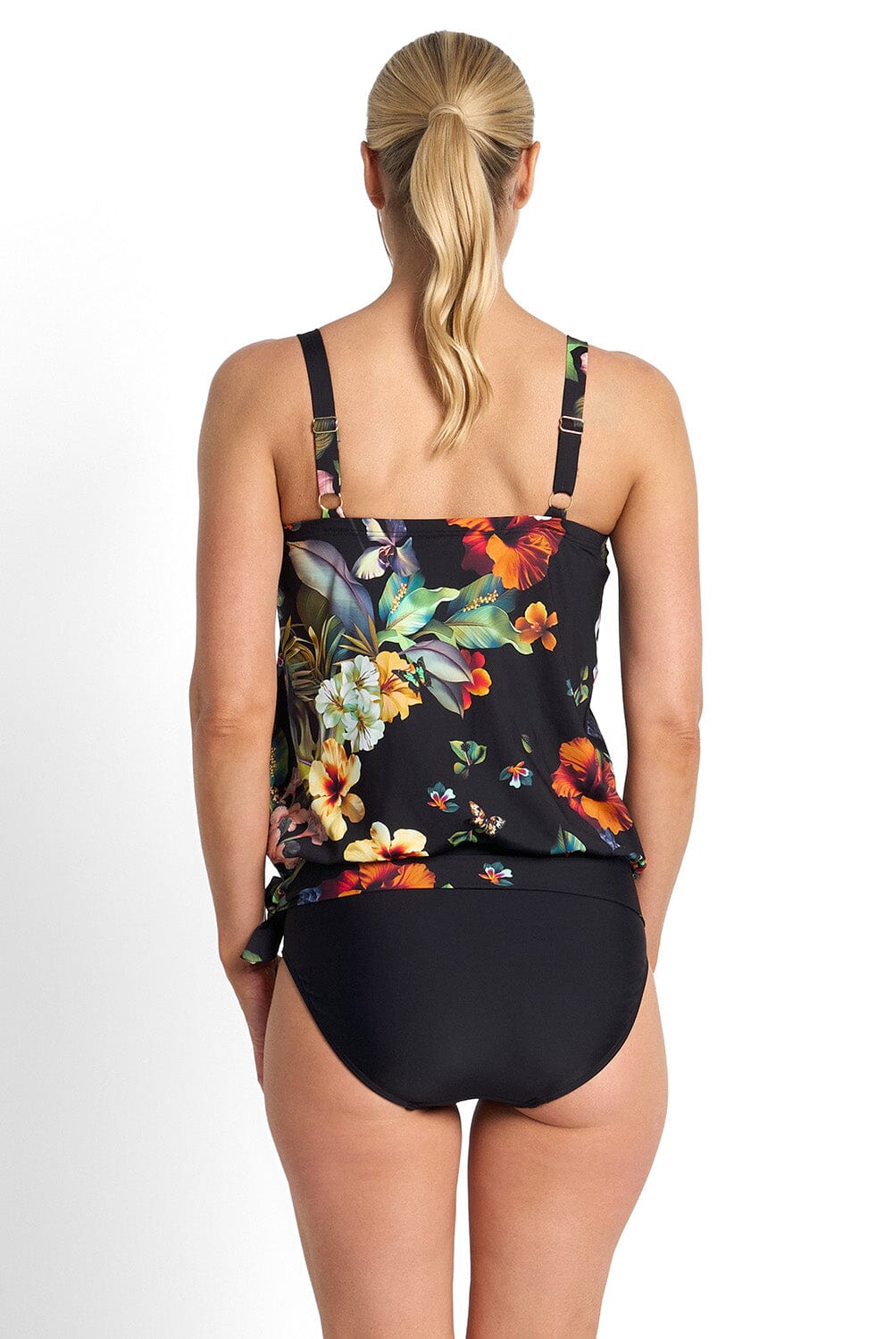 Hibiscus Bandeau Blouson Singlet SWIM SINGLET JANTZEN 