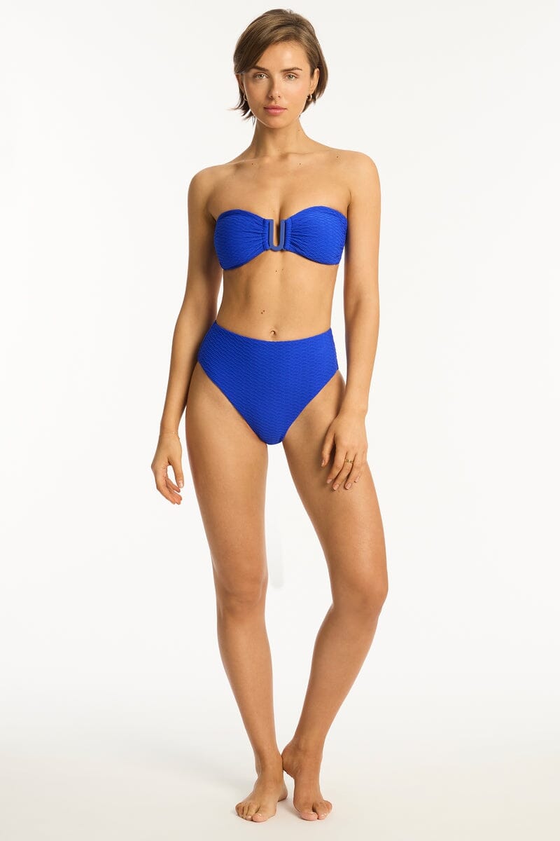 Honeycomb U Bar Bandeau SWIM TOP SEA LEVEL 