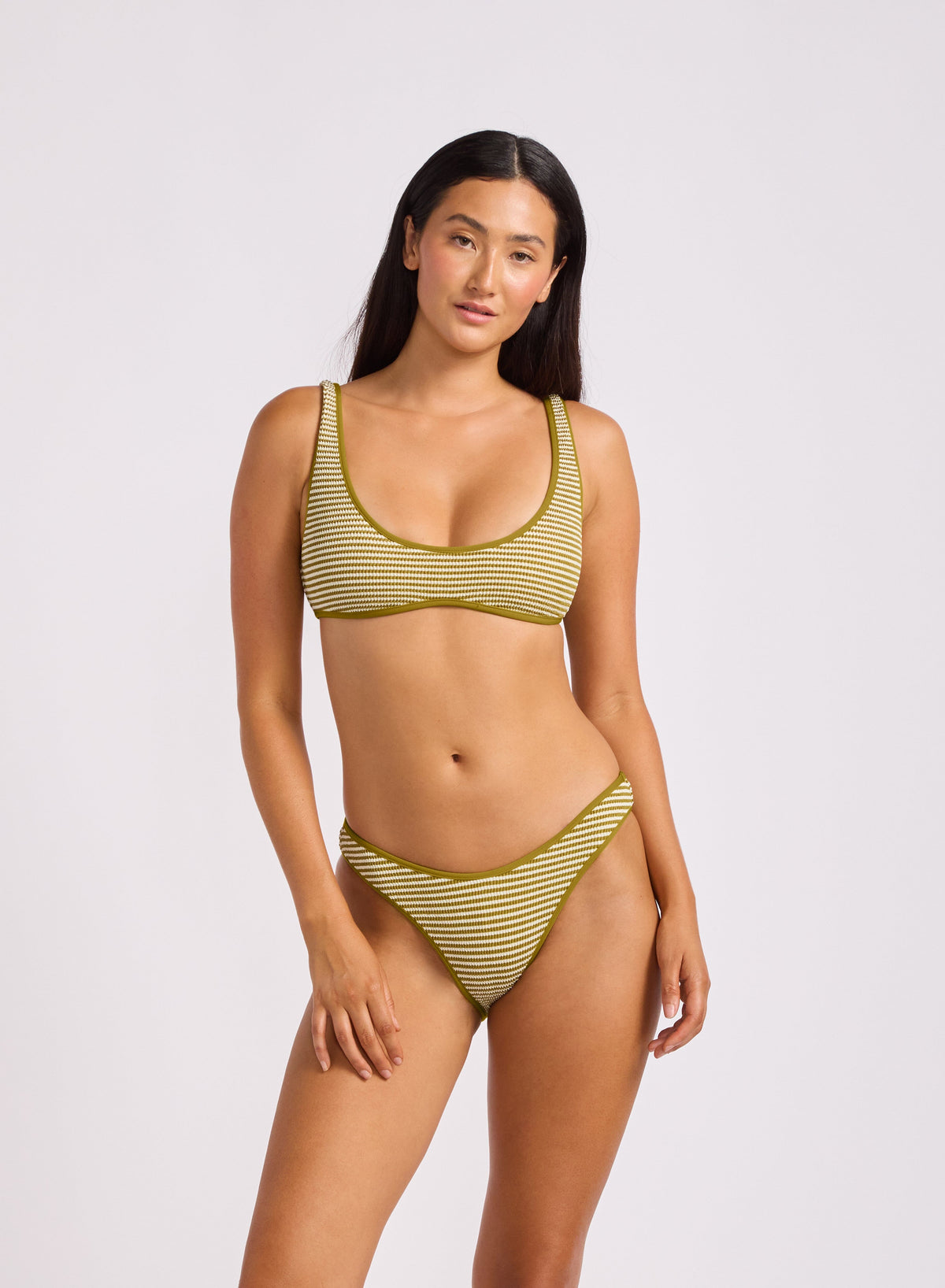 Horizons Scoop Neck Bikini Top SWIM TOP SEAFOLLY 8 GUACAMOLE 