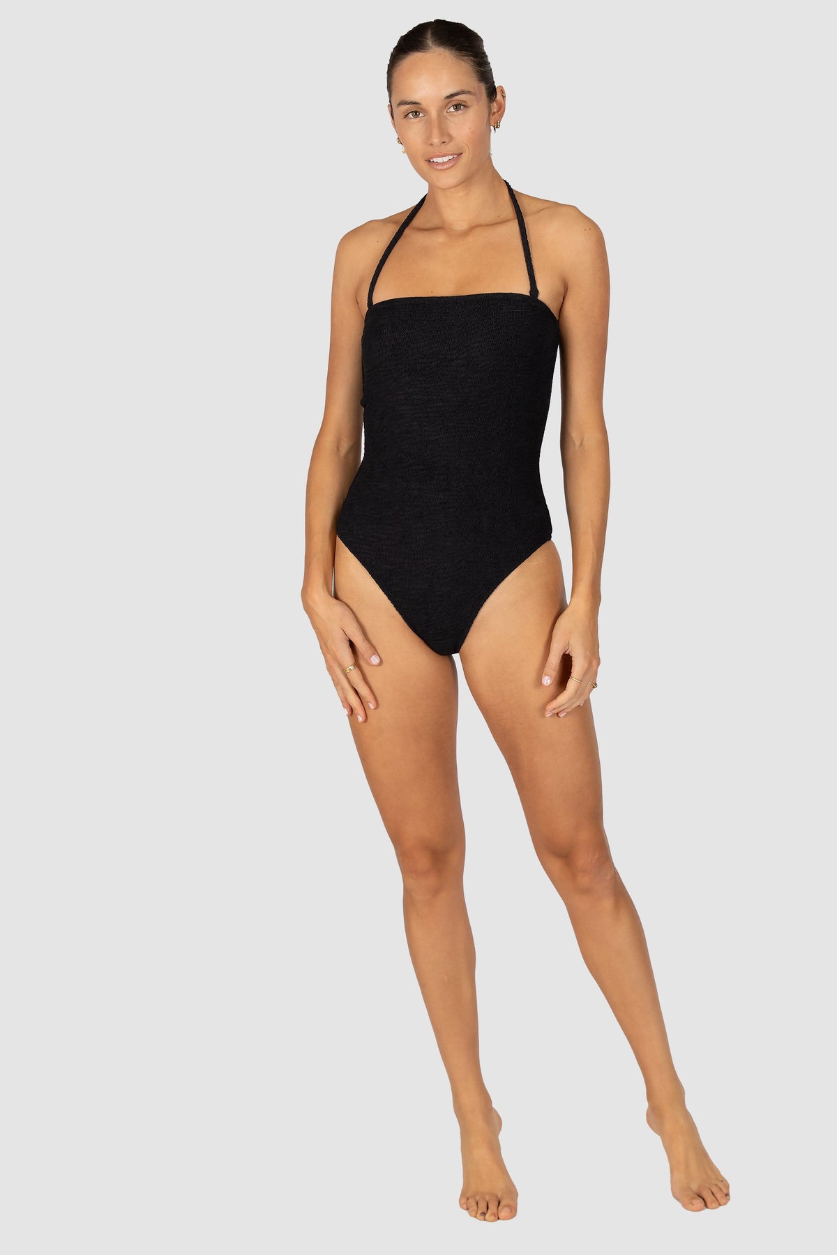 Ibiza Bandeau One Piece SWIM 1PC BAKU 8 BLACK 